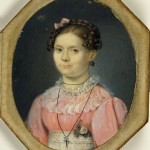 Porträt einer unbekannten Dame, angeblich aus der Familie Gregersen