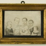 Porträt von Adolph, Sophie, Minna, Marie, Ernst und August Schneidler