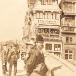 Hermann Haase (Zeichner), Hohe Brücke, Tuschezeichnung