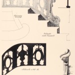 Ernst Begerow (Zeichner), Grimm 10. Treppengeländer, Sägearbeit, Architekturzeichnung