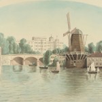 Lombardsbrücke mit Mühle